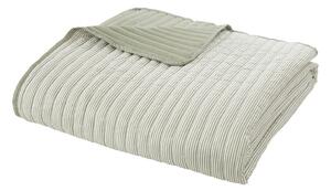 Zelený prešívaný pléd 220x230 cm Stripe – Catherine Lansfield