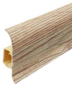 Lišta soklová PVC Cezar PREMIUM Classic Brest Kanadský M238 59x22x2200 mm