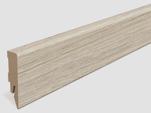 Lišta soklová Egger 58 hranatá L616 MDF fólia 58x14x2400 mm