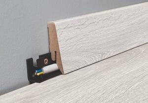 Lišta soklová Naturel biela, MDF, dĺžka 260 cm, L58C8461