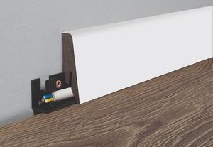 Lišta soklová Naturel biela, MDF, dĺžka 260 cm, L58C8485