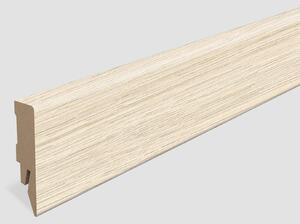Lišta soklová Egger 58 hranatá L615 MDF fólia 58x14x2400 mm