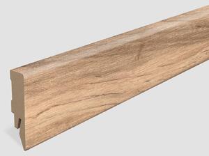 Lišta soklová Egger 58 hranatá L663 MDF fólia 58x14x2400 mm