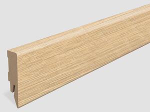 Lišta soklová Egger 58 hranatá L612 MDF fólia 58x14x2400 mm