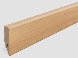 Lišta soklová Egger 58 hranatá L730 MDF fólia 58x14x2400 mm