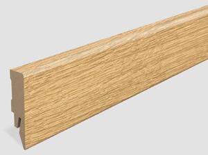 Lišta soklová Egger 58 hranatá L700 MDF fólia 58x14x2400 mm