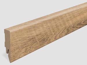 Lišta soklová Egger 58 hranatá L639 MDF fólia 58x14x2400 mm