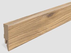Lišta soklová Egger 58 hranatá L624 MDF fólia 58x14x2400 mm