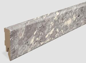 Lišta soklová Egger 58 hranatá L666 MDF fólia 58x14x2400 mm