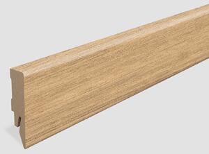 Lišta soklová Egger 58 hranatá L650 MDF fólia 58x14x2400 mm