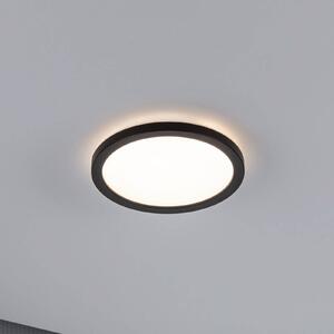 Paulmann Atria Shine Panel on/off čierny 830 Ø19cm, Čierna, Obývacia izba / jedáleň, Plast, Moderný, Stropné svetlo