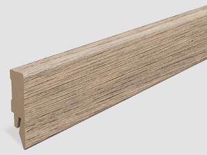 Lišta soklová Egger 58 hranatá L673 MDF fólia 58x14x2400 mm