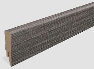 Lišta soklová Egger 58 hranatá L550 MDF fólia 58x14x2400 mm