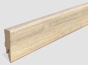 Lišta soklová Egger 58 hranatá L636 MDF fólia 58x14x2400 mm