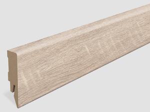 Lišta soklová Egger 58 hranatá L638 MDF fólia 58x14x2400 mm