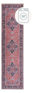 Vínovočervený umývateľný behúň s prímesou recyklovaných vlákien 60x230 cm Windsor – Flair Rugs