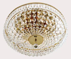 SHERATA – okrúhle stropné svietidlo zlaté 45 cm