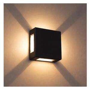 Brilagi - vonkajšie nástenné LED svietidlo QUADRAY LED/6W/230V čierne IP54