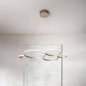 Ondaluce - stmievateľný LED luster na lane POIS LED/60W/230V zlatý