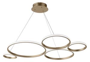 Ondaluce - stmievateľný LED luster na lane POIS LED/60W/230V zlatý