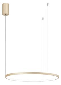 Ondaluce - LED stmievateľný luster na lane SOEL LED/28W/230V priemer 60 cm zlatý