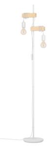 Eglo 44083 - Stojacia lampa TOWNSHEND 2xE27/10W/230V biela