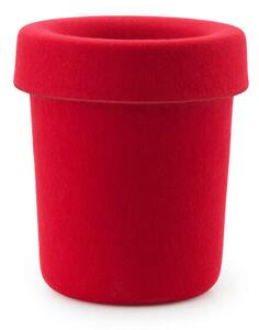 Normann Copenhagen Odpadkový kôš Hide, bright red