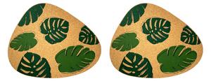 KORKII, Korkové prestieranie MONSTERA 2 kusy, 0504544