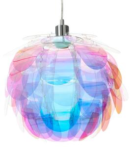 Závesná lampa Clover v dúhových farbách