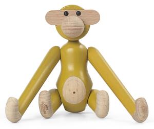 Drevená opička Monkey Mini Vintage Yellow 9,5 cm
