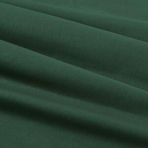 Goldea bavlnené posteľné obliečky - tmavo zelené 200 x 200 a 2ks 70 x 90 cm (šev v strede)
