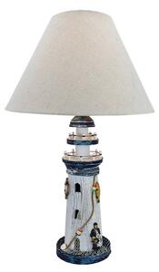 Stolná lampa 5760 Maják s textilným tienidlom