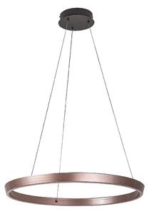 Rabalux 72402 LED závesné stropné svietidlo Nevira | 36W integrovaný LED zdroj | 2520lm | 3000-6500K | diaľkové ovládanie | stmievač | na lanku | hnedá