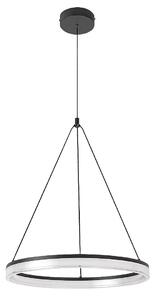 Rabalux 72478 LED závesné stropné svietidlo Seraphiel | 24W integrovaný LED zdroj | 1610lm | 3000-6500K | diaľkové ovládanie | stmievač | na lanku | čierna