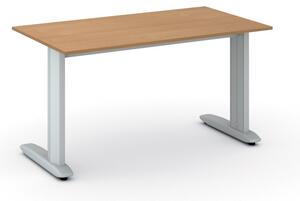 Kancelársky písací stôl PRIMO FLEXIBLE 1400 x 800 mm, buk