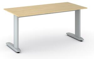 Kancelársky písací stôl PRIMO FLEXIBLE 1600 x 800 mm, breza