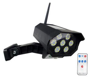 Baterie Centrum LED Solárna maketa bezpečnostnej kamery so senzorom LED/3,7V IP44 čierna + DO BC0568 + záruka 3 roky zadarmo
