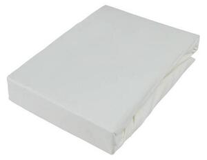 NAPÍNACIA PLACHTA NA BOXSPRIN, džersej, biela, 90/220 cm Novel - Obliečky & plachty