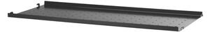String Polica String Metal Shelf Low Edge 78 x 30, black