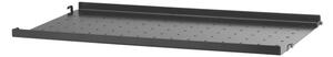 String Polica String Metal Shelf Low Edge 58 x 30, black