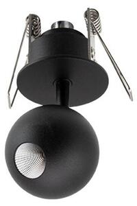 Redo 01-1831 zápustné bodové LED svietidlo Obo pieskovo čierne, 4,5W, 3000K, 5cm