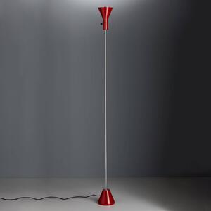 TECNOLUMEN Gru – stojaca LED lampa červená