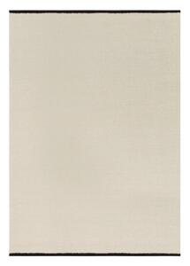 Béžový ručne tkaný vlnený koberec 140x200 cm Mavi – noo.ma