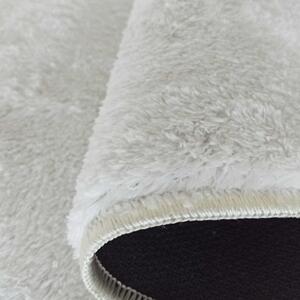 Krémový koberec s vyšším vlasom Šírka: 80 cm | Dĺžka: 150 cm