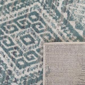 Škandinávsky koberec so vzormi mätovo zelenej farby Šírka: 60 cm | Dĺžka: 100 cm