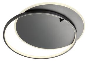Redo 01-2660 stropné LED svietidlo Arp pieskovo čierne, 45W, 3000K, 57cm
