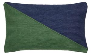 MUZZA Obliečka na vankúš gaiusa 50 x 30 cm modro-zelená