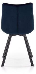 LuxuryForm Jedálenská stolička ORLEN VELUR - tmavo modrá