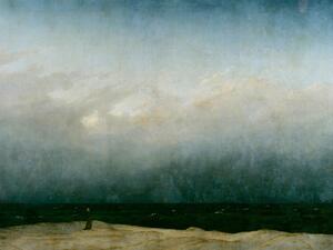 Obrazová reprodukcia Monk by the Sea (Vintage Seascape) - Caspar David Friedrich, (40 x 30 cm)
