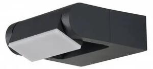 Vonkajšia stojaca lampa Frame wall sivá